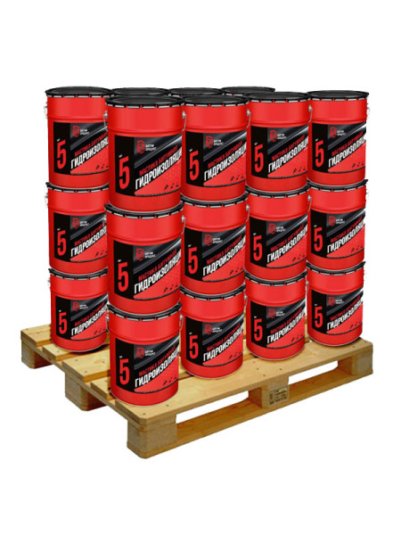 Мастика битумная гидроизоляционная БИТУМ ПРОДУКТ 20 кг (33 шт) BP-32