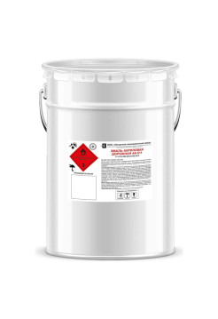 Дорожная акриловая эмаль ЗАГОРСКИЙ ЛАКОКРАСОЧНЫЙ ЗАВОД АК-511 Черная 25 кг ZLK06494