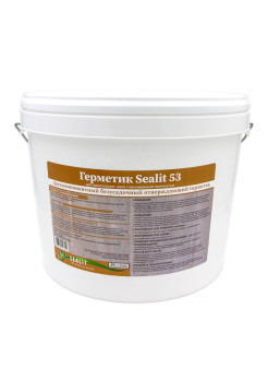 Тиоколовый герметик с максимальной прочностью для швов Sealit 53 серый 15,4 кг 4104