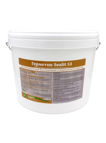 Тиоколовый герметик с максимальной прочностью для швов Sealit 53 серый 15,4 кг 4104