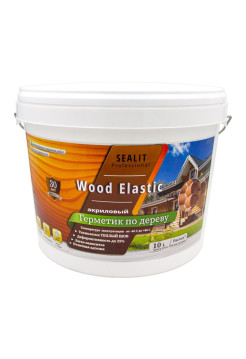 Акриловый герметик для дерева теплый шов Sealit Wood Elastic 15 кг бук 136147