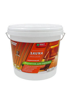 Герметик для бань и саун Sealit Sauna золотая сосна 7 кг 4020003