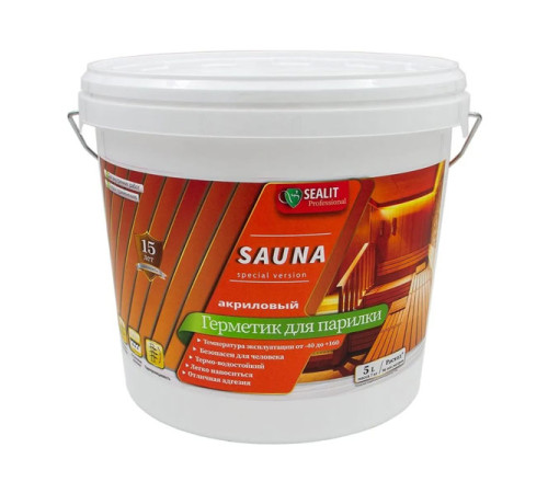 Герметик для бань и саун Sealit Sauna бук 7 кг 4020006