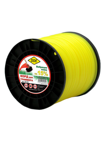 Корд триммерный (2.4 мм; 860 м; круг) DDE 644-801