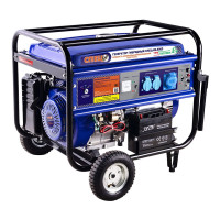 Гибридный генератор газ-бензин СПЕЦ HG-8000 и комплект для подключения к сети+баллону