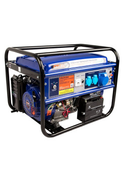 Гибридный генератор газ-бензин СПЕЦ HG-9000 и комплект для подключения к сети+баллону