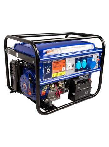 Гибридный генератор газ-бензин СПЕЦ HG-9000 и комплект для подключения к сети+баллону