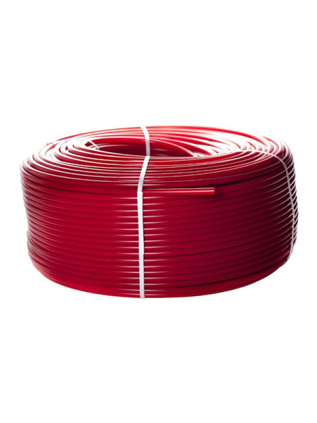 Труба из сшитого полиэтилена с кислородным слоем STOUT PEX-a 16х2,0 бухта 100 м красная SPX-0002-101620
