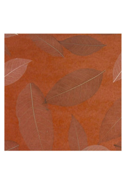 Натуральные обои Cosca Листья Прима Рохо, 5.5x0.91 м СПБ003106