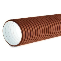 Двухслойная труба ПОЛИТЭК Ø175/150 SN8(6м) с перфорацией 240˚ 175150240
