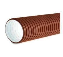 Двухслойная труба ПОЛИТЭК Ø233/200 SN8(6м) с перфорацией 240˚ 233200240