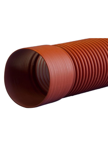 Двухслойная труба ПОЛИТЭК Ø233/200 SN8(6м) с раструбом 233200