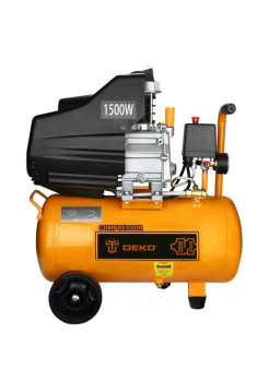 Компрессор воздушный поршневой DEKO DKAC24 + набор пневмоинструмента DKSG05 (5 предметов) 065-1021