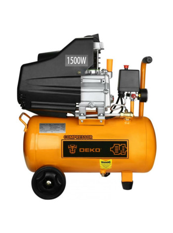 Компрессор воздушный поршневой DEKO DKAC24 + набор пневмоинструмента DKSG05 (5 предметов) 065-1021