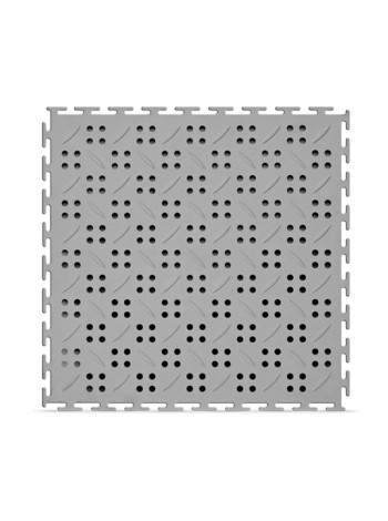 Модульное напольное покрытие ПластФактор SENSOR CANAL 375-375 Ral 7035, 10 шт. 4627080342200