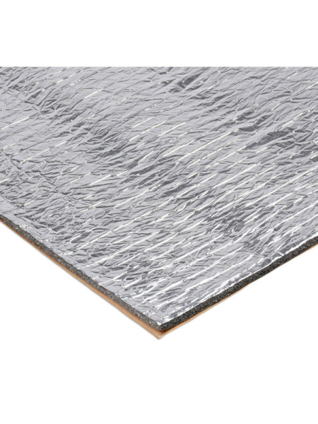 Звуко-шумоизоляция AIRLINE Изол Ф6 50х70 см, КС, водостойк., 6 мм, с доп. вибродемпф., фольга, ППЭ ADSI017