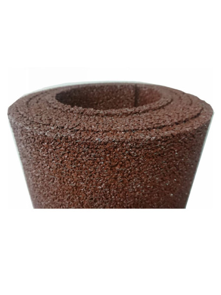 Покрытие из резиновой крошки АМОРТЕКС 1500x6000x10 мм цвет коричневый 0026