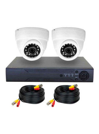 Комплект видеонаблюдения PS-link AHD 2Мп KIT-A202HD 2 камеры для помещения 2995
