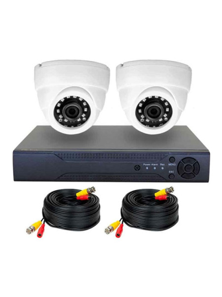 Комплект видеонаблюдения PS-link AHD 2Мп KIT-A202HD 2 камеры для помещения 2995