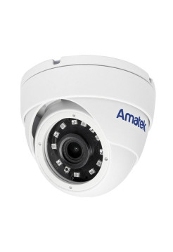 Купольная вандалозащищенная IP видеокамера Amatek AC-IDV502EMX 2.8 mm 5Мп 7000663