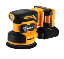 Эксцентриковая аккумуляторная шлифмашина DEKO DKCG20-125 063-4022