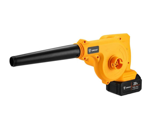 Садовая аккумуляторная воздуходувка DEKO DKBL20, 20В, 1x4.0Ач 063-4312