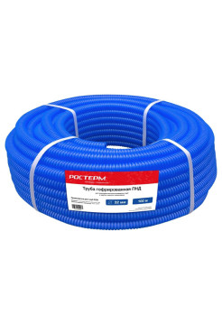 Гофрированная труба РОСТерм ПНД d32 мм., 100 м., синяя Corpipe20b100