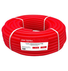 Гофрированная труба РОСТерм ПНД d25 мм., 100 м., красная Corpipe16r100