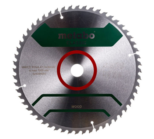 Диск пильный по дереву (305x2.4x30 мм; Z56WZ) Metabo 628064000