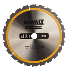 Диск пильный по дереву CONSTRUCT (315х30 мм; 24T ATB) Dewalt DT1961