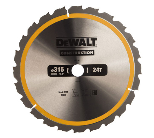 Диск пильный по дереву CONSTRUCT (315х30 мм; 24T ATB) Dewalt DT1961