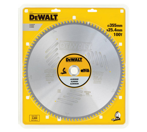 Пильный диск по алюминию EXTREME (355х25,4 мм; 100T TCG) Dewalt DT1917