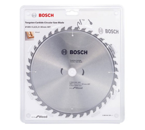 Диск пильный по дереву ECO WOOD (305x30 мм; 40T) Bosch 2608644385