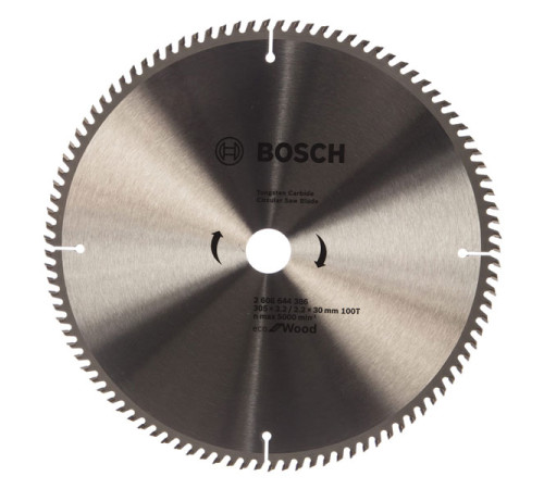 Диск пильный по дереву ECO WOOD (305x30 мм; 100T) Bosch 2608644386