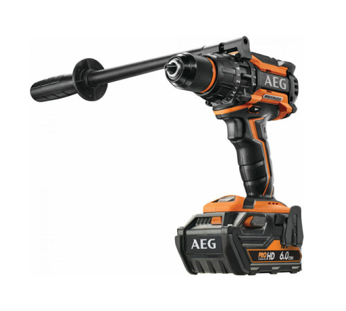 Бесщеточная аккумуляторная ударная дрель-шуруповерт AEG 18В BSB18BL LI-602C 4935464100