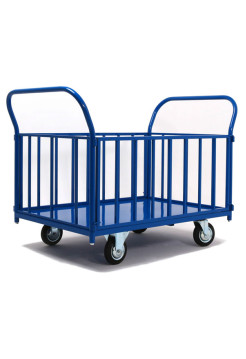 Платформенная бортовая тележка 500 мм, 125 мм Промышленник ПБ-6.10