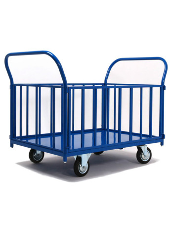 Платформенная бортовая тележка 500 мм, 125 мм Промышленник ПБ-6.10