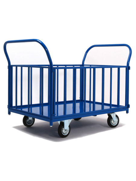 Платформенная бортовая тележка 500 мм, 125 мм Промышленник ПБ-6.10