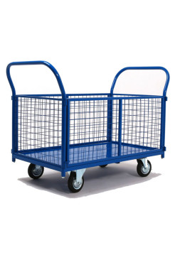 Платформенная бортовая тележка 500 мм, 160 мм Промышленник ПС-8.12