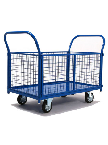 Платформенная бортовая тележка 500 мм, 160 мм Промышленник ПС-6.12