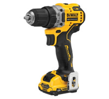 Компактная дрель-шуруповерт Dewalt 12 В XR DCD701D2-QW