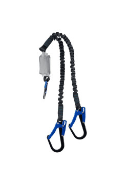 Эластичный двухплечный строп Зубр Перевал, полиамидная лента, с амортизатором, Профессионал 11596