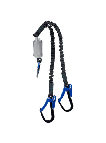 Эластичный двухплечный строп Зубр Перевал, полиамидная лента, с амортизатором, Профессионал 11596