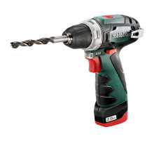 Аккумуляторный винтоверт Metabo PowerMaxx BS 12 V 2х2.0, LC 12 600984000