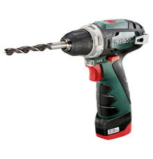 Аккумуляторный винтоверт Metabo PowerMaxx BS 12 V 2х2.0, LC 12 600984000