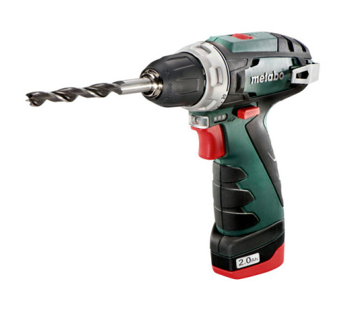 Аккумуляторный винтоверт Metabo PowerMaxx BS 12 V 2х2.0, LC 12 600984000