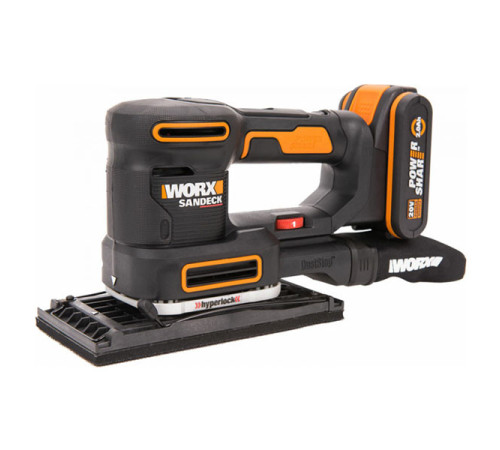 Аккумуляторная виброшлифмашина WORX WX820