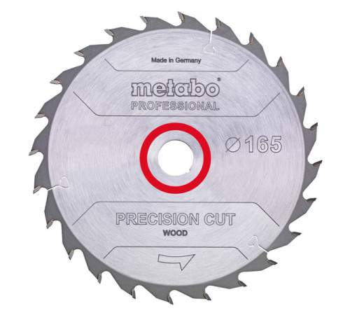 Диск пильный по дереву Precision Cut PROFESSIONAL (165x20 мм; 42Z) Metabo 628291000