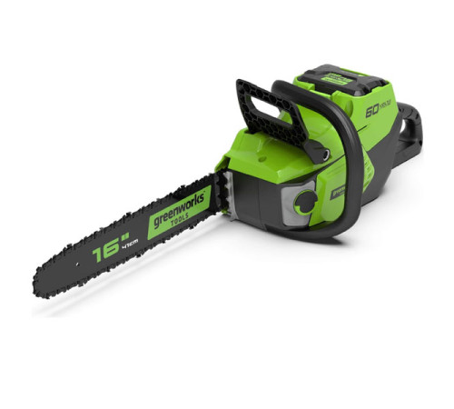 Бесщеточная аккумуляторная цепная пила GreenWorks GD60CS40K4 60 В, с АКБ 4 А*ч и ЗУ 2006907UB