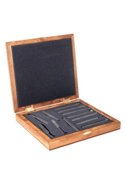 Набор токарных резцов AURA TOOLS (12 шт; 10х10 мм; ВК8) 30001010